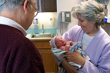 Julia and her Grandparents