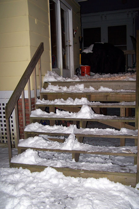Our back steps