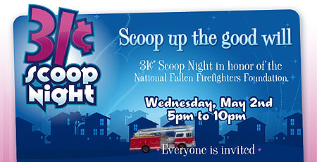 31 Cent Scoop Night at Baskin Robins - May 2, 2007