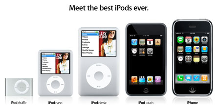 New Family of iPods