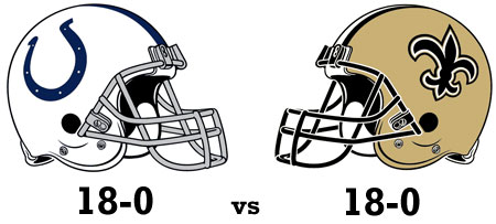 Could Super Bowl XLIV feature two undefeated teams??