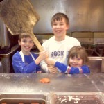 The kids got to be pizza makers for a night!
