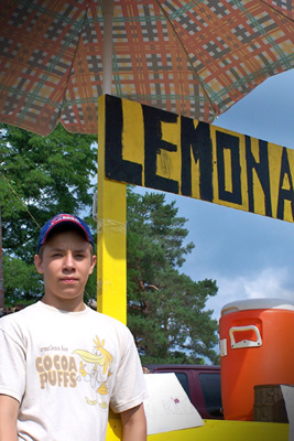 Ian Campbell and his Lemonade Stand