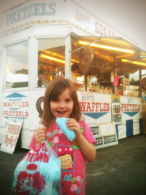 Cotton Candy at the County Fair